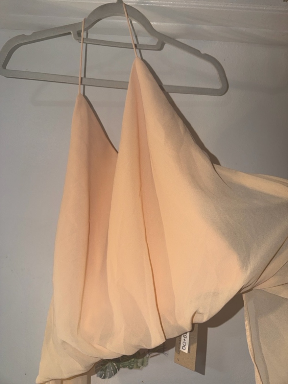 Forever 21 Peach Halter Draped Cami Top